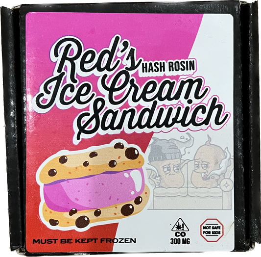 Red's Hash Rosin Ice Cream Sandwich (Reese’s Madness - 300mg)