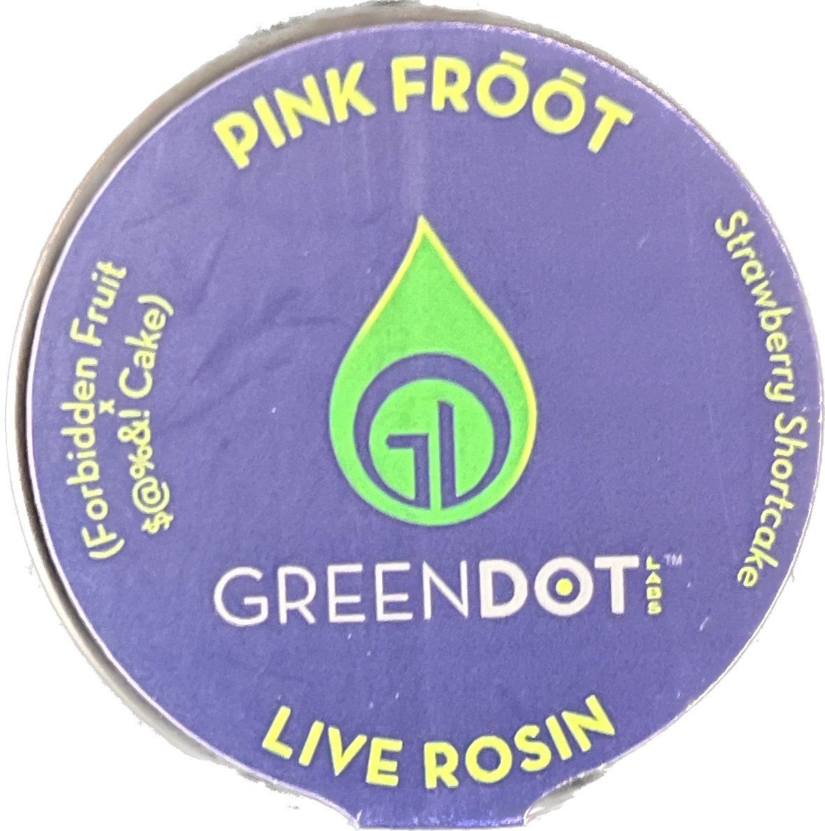 Greendot Labs™️  (Pink Froot) 1g Live Rosin