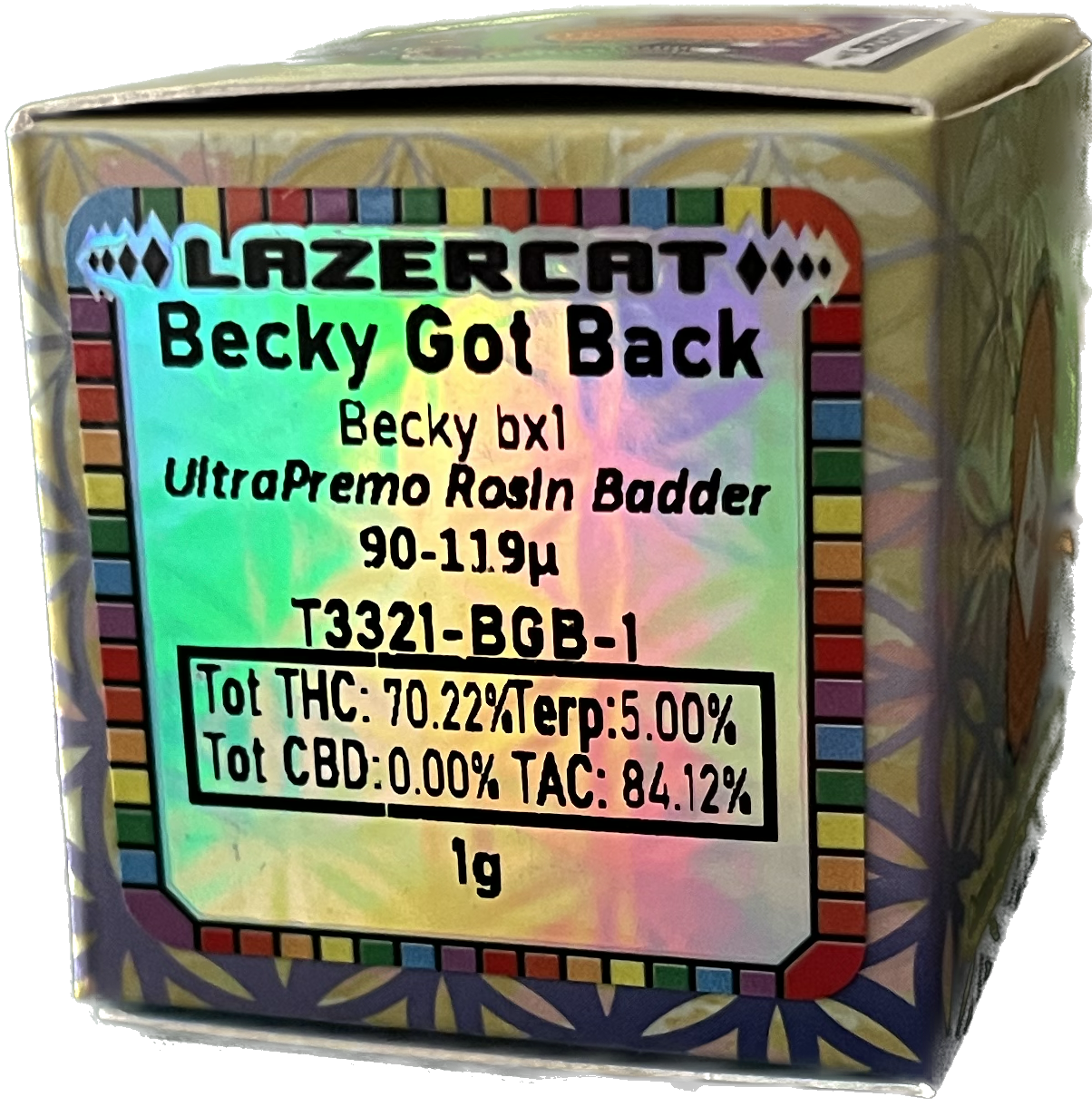 Lazercat™️ (Becky Got Back) 1g Live Rosin Jar 90-119u