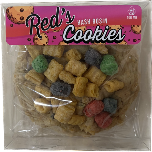 Red's Hash Rosin Cookies (Crunchy Berry - 100mg)