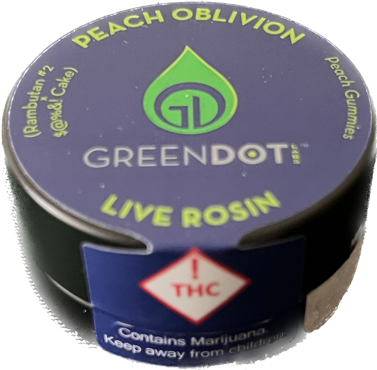 Greendot Labs™️  (Peach Oblivion) 1g Live Rosin