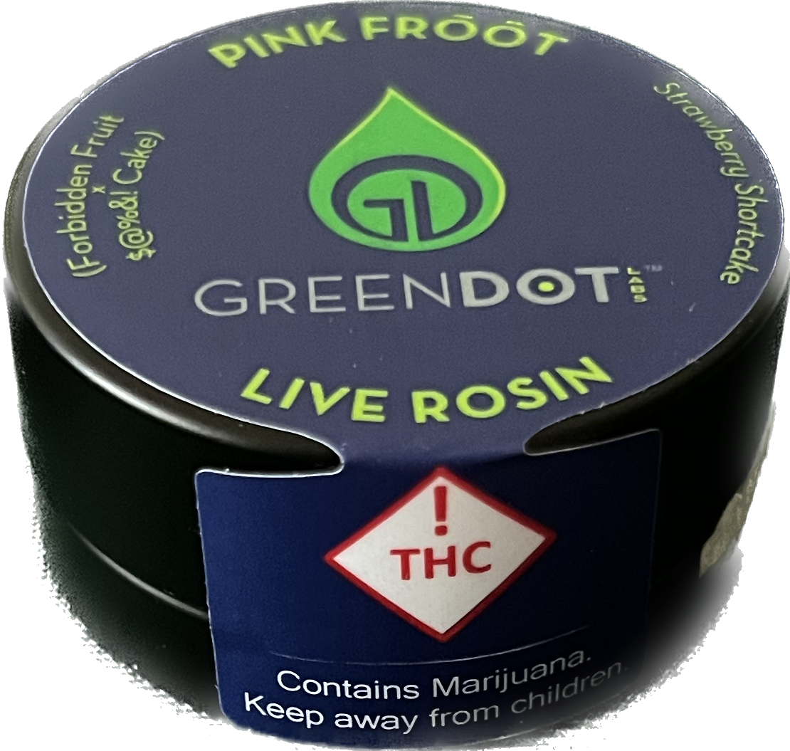 Greendot Labs™️  (Pink Froot) 1g Live Rosin