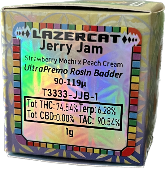 Lazercat™️ (Jerry Jam) 1g Live Rosin Jar 90-119u