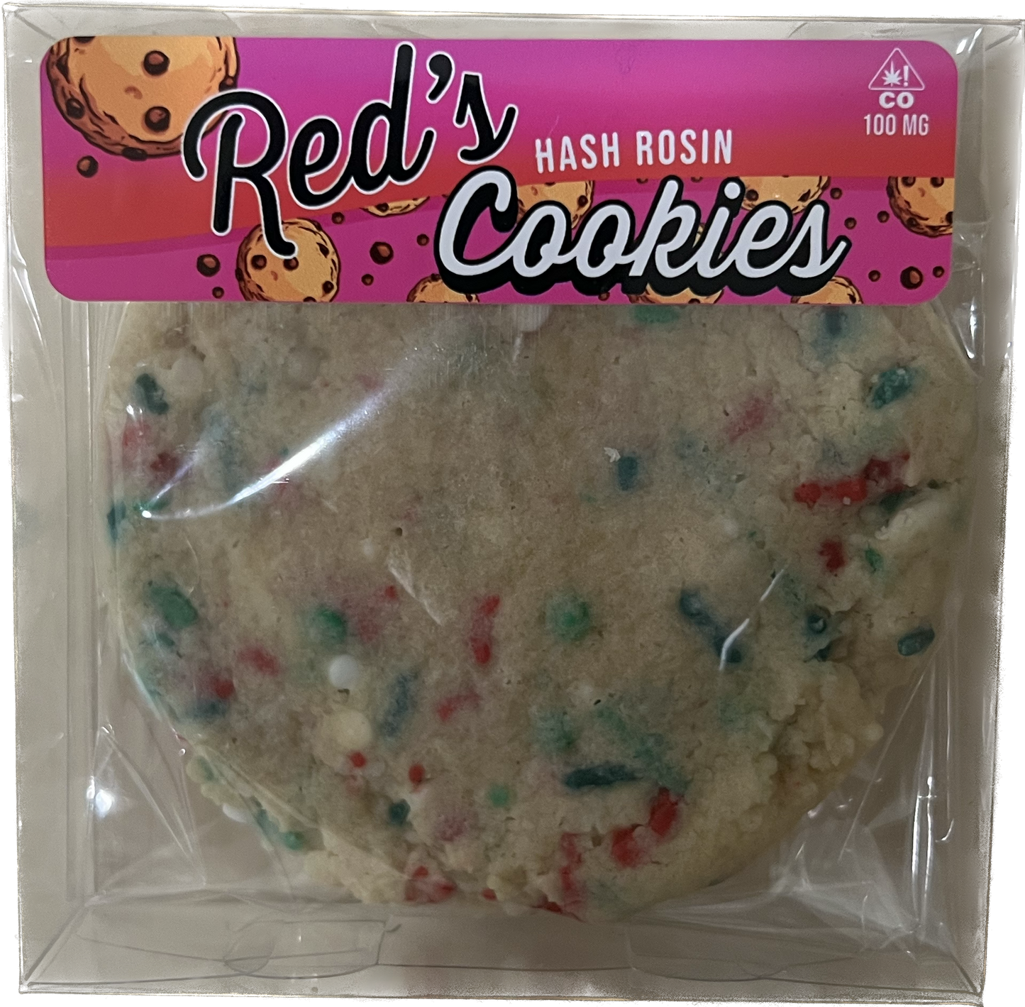 Red's Hash Rosin Cookie (Christmas Sugar - 100mg)