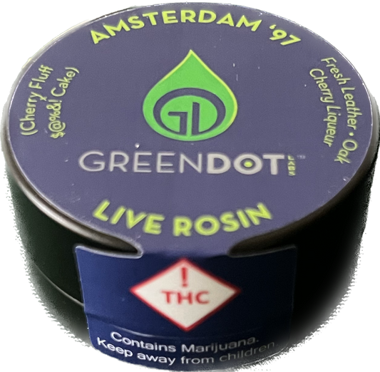 Greendot Labs™️  (Amsterdam 97) 1g Live Rosin