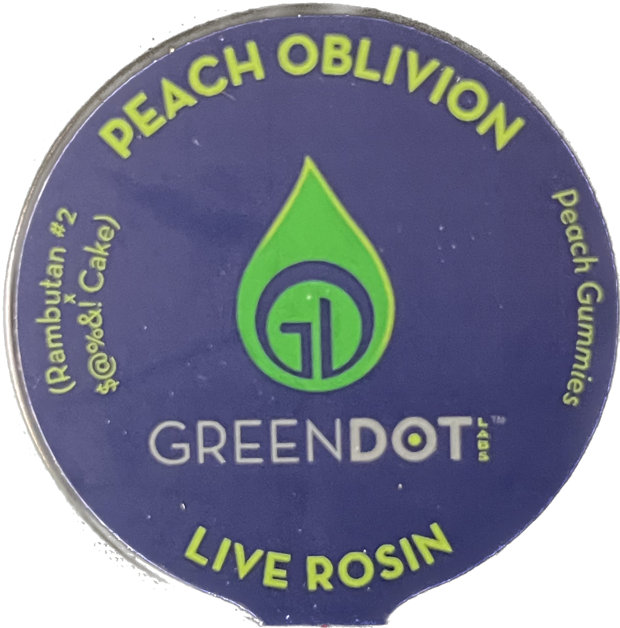 Greendot Labs™️  (Peach Oblivion) 1g Live Rosin