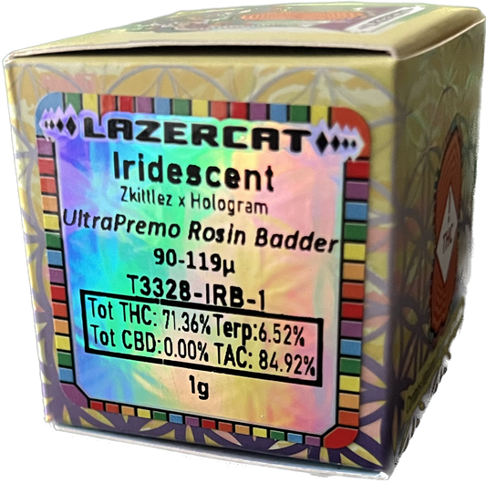 Lazercat™️ (Iridescent) 1g Live Rosin Jar 90-119u