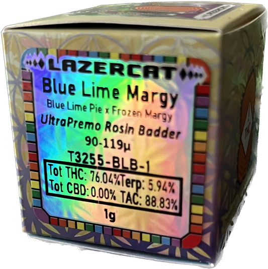 Lazercat™️ (Blue Lime Margy) 1g Live Rosin Jar 90-119u